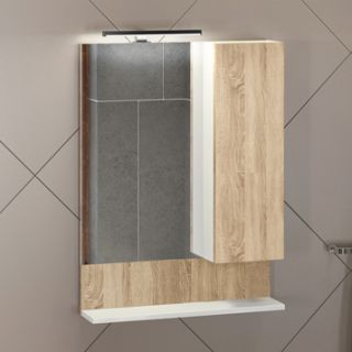 Comforty Зеркало-шкаф "Рига-60" дуб сонома